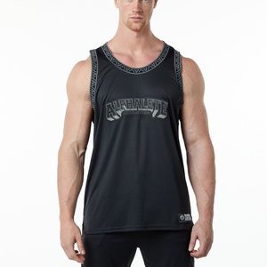 New NWT Alphalete Men’s Medium M Varsity Basketball Sleeveless Tank Shirt